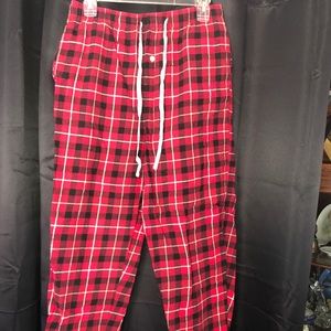 Red Plaid pajama pants